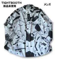 タイトブース アート柄 オーバーサイズシャツ スケーター XLサイズ相当 新品のサムネイル