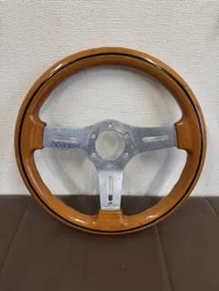 ウッドハンドル 小径ステアリング oba 約23パイ 旧車 街道レーサー