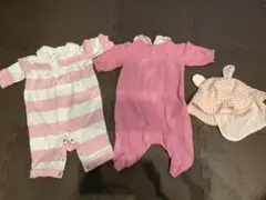 ラルフローレン カバーオールロンパース polo帽子46cm