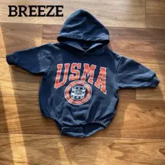 【70cm】BREEZE ブリーズ スウェット ロンパース 裏毛