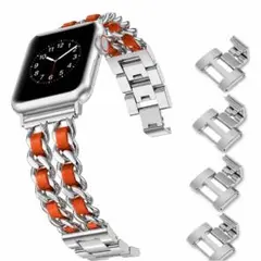 Apple Watch チェーンバンド おしゃれ レディース 40 41 42