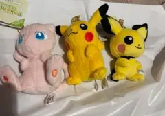 ポケモン ピカチュウ ミュウ　ピチューマスコット ぬいぐるみ