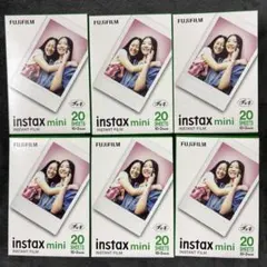 FUJIFILM instax mini インスタントフィルム 20枚×6箱