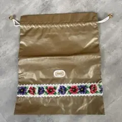 FEILER フェイラー 巾着 花柄 シュニール織