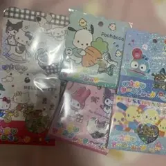 と*a様 国内正規品　おはじきシール　サンリオ　ハローキティ　ウサハナ　ハンギョ