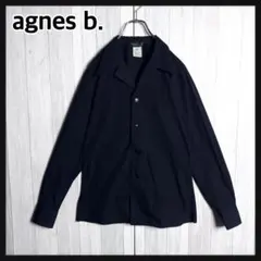 4149【希少モデル・美品】アニエスベー 長袖 開襟 オープンカラーシャツのサムネイル
