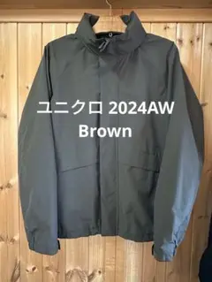 UNIQLO ユニクロ　ウインドプルーフスタンドブルゾン　DarkBrown M