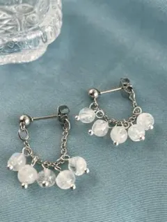 天然石のピアス