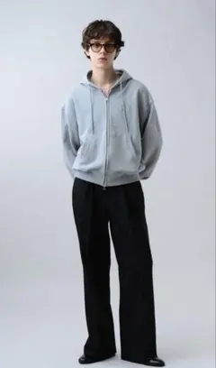 LURAKU One Point double zip-up hoo die