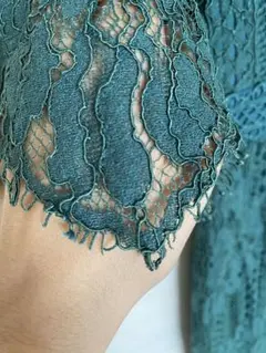 レディース　ワンピース　パーティー　結婚式　グリーン系