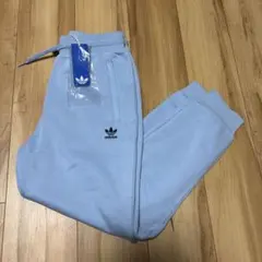 新品 アディダスオリジナルス 定番ロゴ刺繍パンツ