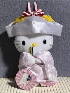 サンリオ×マクドナルド キティー 白無垢花嫁 ぬいぐるみ マスコット