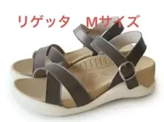 ユ*ヨ様 Re:getA　ナースサンダル　Mサイズ　ブラック クロスストラップのサムネイル