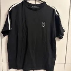 PLAYBOY 半袖 Tシャツ ブラック 刺繍ロゴのサムネイル