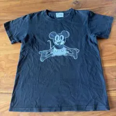 THE 73R キッズ Tシャツ ブラック キャラクタープリント