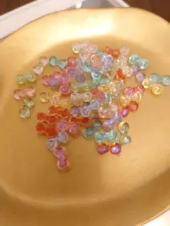 クリアリボン ネイルパーツ 50個