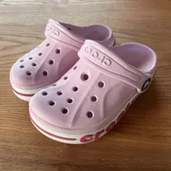 公式shop 購入 crocs バヤバンド クロッグ トドラー ピンクのサムネイル
