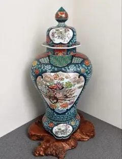 古伊万里 花柄色絵沈香壺 大明成化年製 - メルカリ