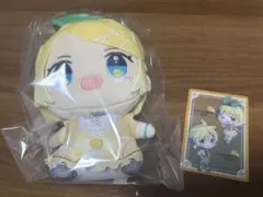 初音ミク　フリューくじ　鏡音リン　ぬいぐるみマスコット　クリアカード