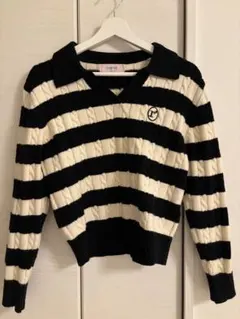 rolarola ニットセーター　ストライプ