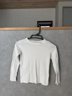 H&M ホワイト 長袖カットソー 6-7Y