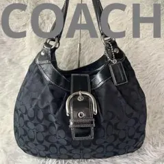 【希少】COACH コーチ ワンショルダー ショルダーバッグ シグネチャー