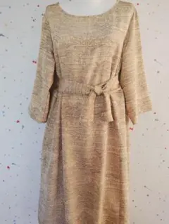 身幅フリー《羽二重-武家屋敷ワンピース》着物リメイク