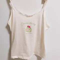 SHEIN キャミソール Cream cherry ホワイト Mのサムネイル