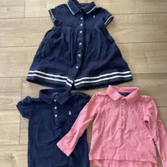 Ralph Lauren ワンピース　ポロシャツ3点セット 90cmのサムネイル