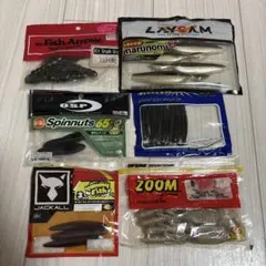 38 バス釣り　ワーム　釣具　釣り　ソフトルアーセット まとめ売り　ヤミイ