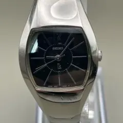 SEIKO 4N21-5450 稼働品 電池交換済み ブラック W621314