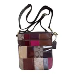 COACH パッチワーク ポシェット