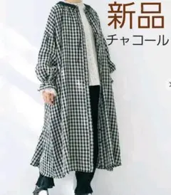 サマンサモスモス　kazumi　チェック　ロングワンピース