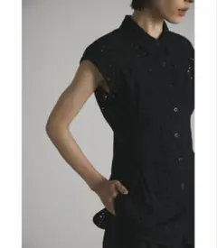 STYLEMIXER アイレットレースウエストタックシャツのサムネイル