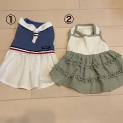 犬服 ワンピース 2点セット Mサイズ