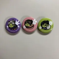 銀魂　豆しば　ミニ缶バッジ　志村妙　柳生九兵衛　月詠　セット