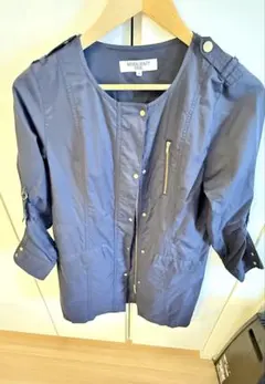 ミリタリースタイルジャケット ネイビー