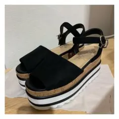 CECIL McBEE / 2重底ラインコルクサンダルのサムネイル