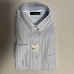 pierre cardin ボタンダウンシャツ 水色 ストライプ