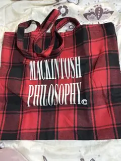 新品　MACKINTOSH PHILOSOPHY チェック柄トートバッグ