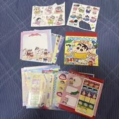 クレヨンしんちゃん 紙類 シール類 まとめ売り