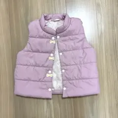 SIMPLE FREE ピンク ダウンベスト 120