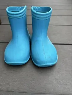 長靴 青色 16cm 子供