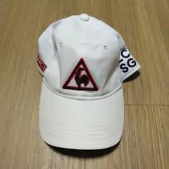 ホワイトキャップ 鶏の刺繍入り le coq sportif