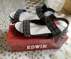 EDWIN＊レディース サンダル＊キラキラ＊新品未使用＊大幅値下げしました！のサムネイル