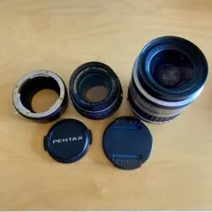 PENTAX レンズ2種とPK→マイクロフォーサーズ マウントアダプターセットのサムネイル