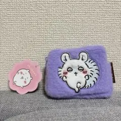 は*び様 【プライズ限定】ちいかわ ふわふわミニポーチ　モモンガ