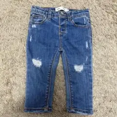 ZARA baby ダメージデニムパンツ80cm 9-12month