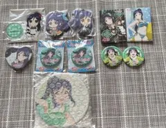 ラブライブ！シリーズ ラブカ感謝祭 缶バッジ Aqours 松浦果南 2個