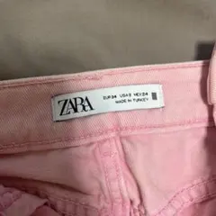 ZARA ピンク デニムパンツ